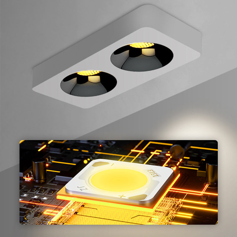 Modern Minimalist Iron Honeycomb LED Flush Mount Ceiling Light for Hallway