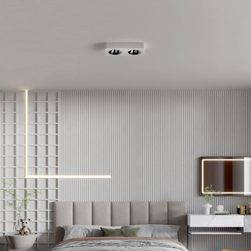 Modern Minimalist Iron Honeycomb LED Flush Mount Ceiling Light for Hallway