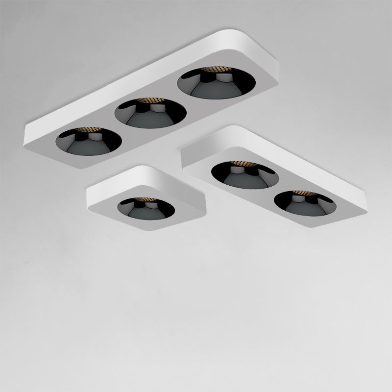 Modern Minimalist Iron Honeycomb LED Flush Mount Ceiling Light for Hallway