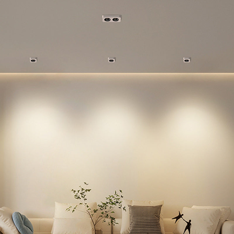 Modern Minimalist Iron Honeycomb LED Flush Mount Ceiling Light for Hallway