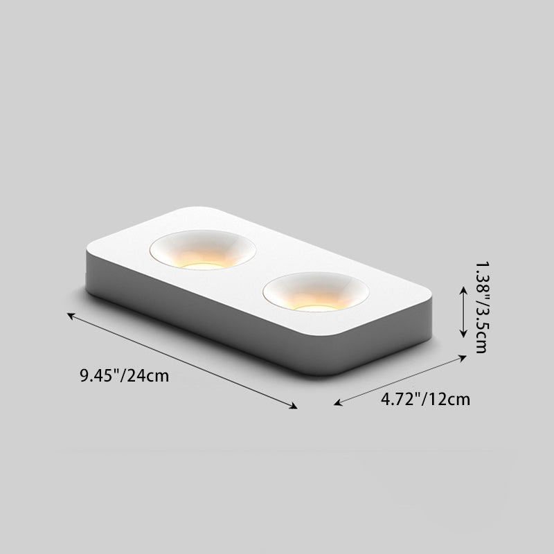 Modern Minimalist Iron Honeycomb LED Flush Mount Ceiling Light for Hallway