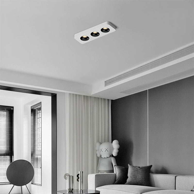 Modern Minimalist Iron Honeycomb LED Flush Mount Ceiling Light for Hallway