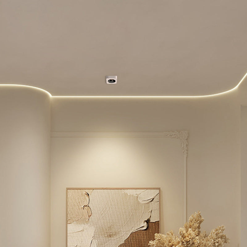 Modern Minimalist Iron Honeycomb LED Flush Mount Ceiling Light for Hallway