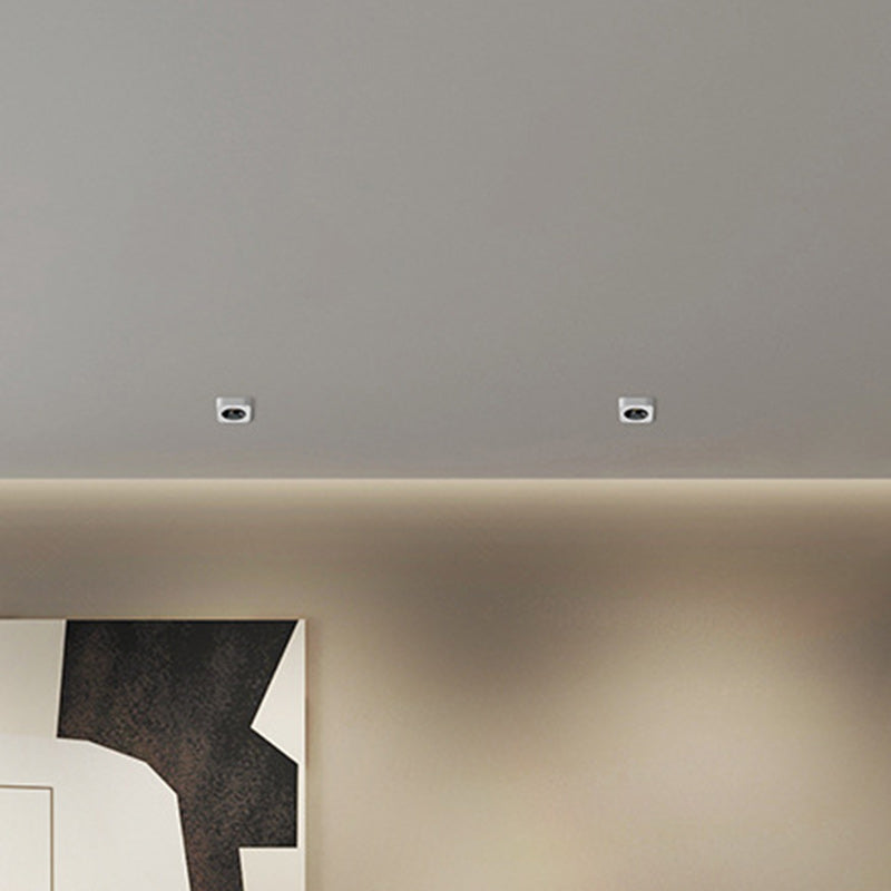 Modern Minimalist Iron Honeycomb LED Flush Mount Ceiling Light for Hallway