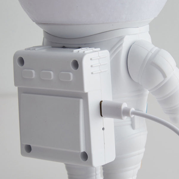 Contemporary Rechargeable LED Astronaut Lunar Kids Night Light Table Lamp for Bedroom, Cute Nightlight for Children, Space Themed Bedroom Decor, USB Rechargeable, Unique Astronaut Design, Soft Warm Light for Toddler's Room, Ideal Gift for Kids and Space L