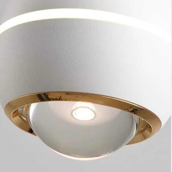 Contemporary Nordic Aluminum Liftable Kids Panda Bear Ball LED Pendant Light Bedside Lamp Nursery Decor Hanging Light Fixture Childrens Room Illumination Indoor Lighting