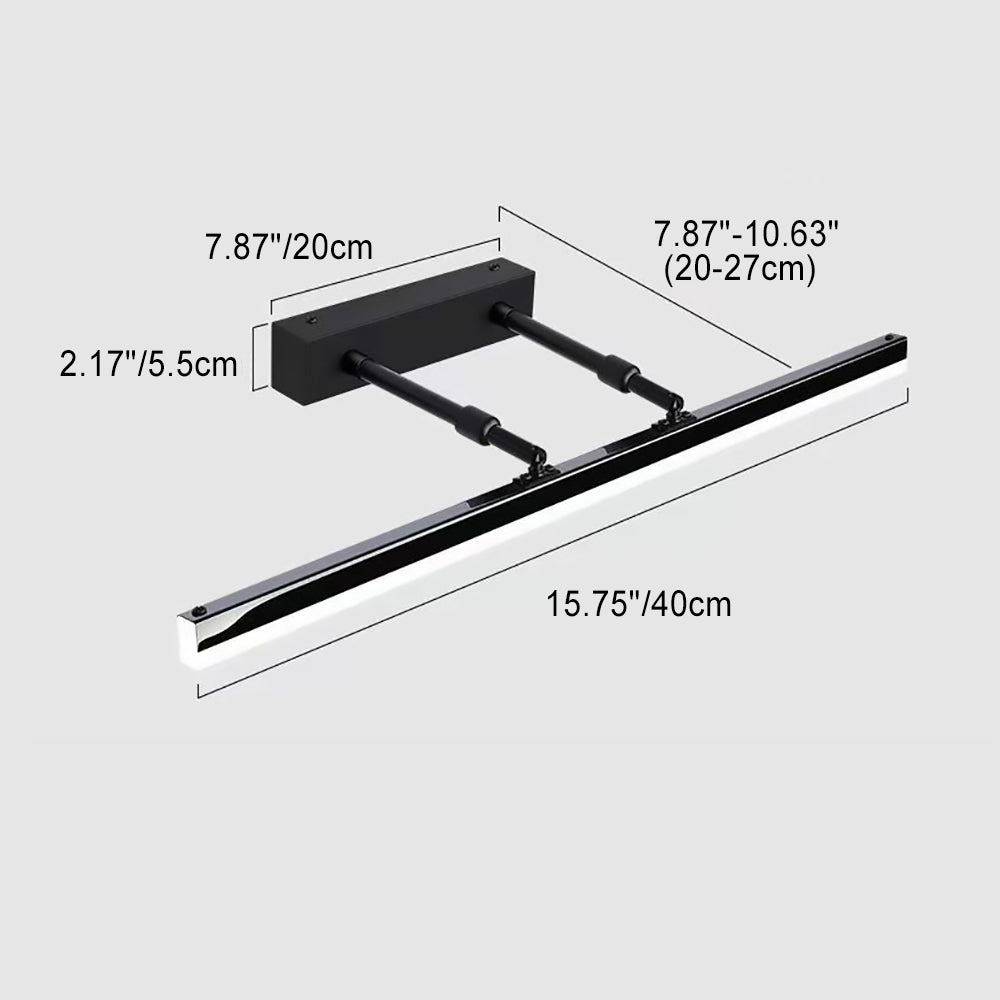 Modern Minimalist Stretchable LED Wall Sconce for Bathroom Vanity Lighting