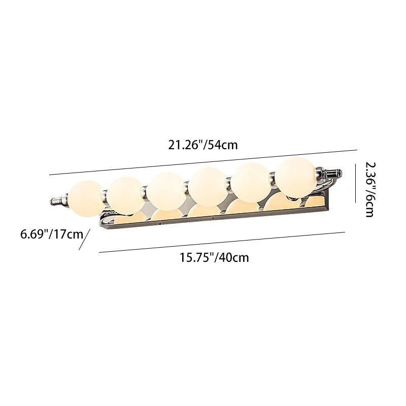 Contemporary Nordic Stainless Steel LED Wall Sconce - Bathroom Vanity Lighting