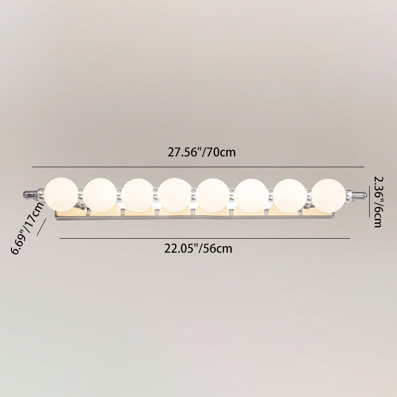 Contemporary Nordic Stainless Steel LED Wall Sconce - Bathroom Vanity Lighting