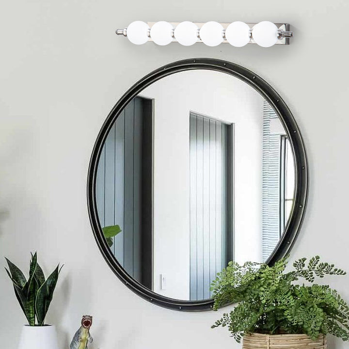Contemporary Nordic Stainless Steel LED Wall Sconce - Bathroom Vanity Lighting