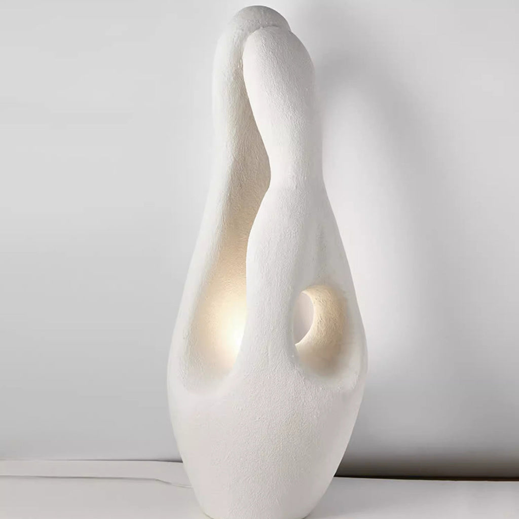 Contemporary Polystyrene Irregular Floor Lamp for Living Room - 1-Light Design