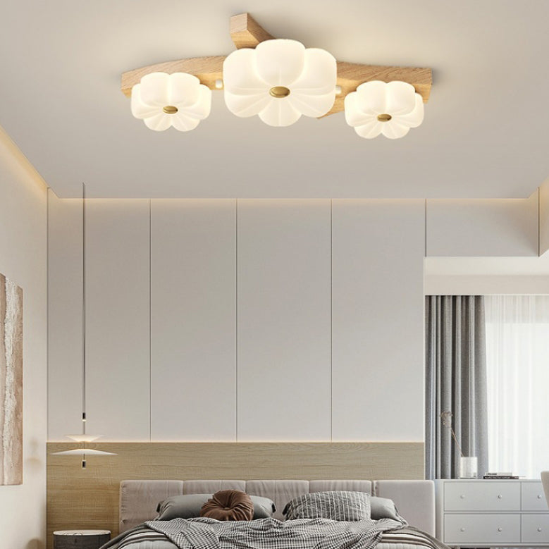 Contemporary Nordic Rubber Wood PE Flower Branch LED Semi-Flush Mount Ceiling Light

Illuminate your hallway with this stylish semi-flush mount ceiling light. Featuring a contemporary Nordic design, it seamlessly blends rubber wood and PE material for a u