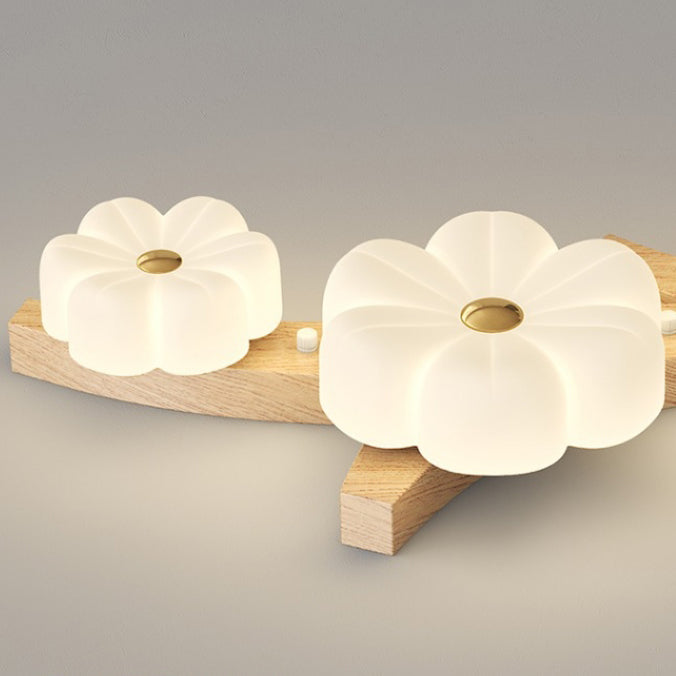 Contemporary Nordic Rubber Wood PE Flower Branch LED Semi-Flush Mount Ceiling Light

Illuminate your hallway with this stylish semi-flush mount ceiling light. Featuring a contemporary Nordic design, it seamlessly blends rubber wood and PE material for a u
