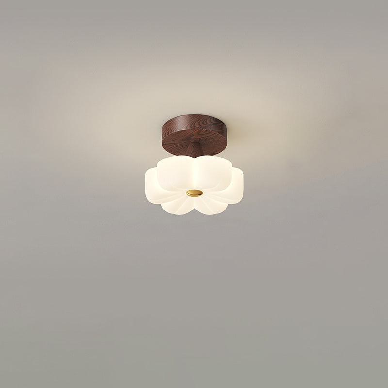 Contemporary Nordic Rubber Wood PE Flower Branch LED Semi-Flush Mount Ceiling Light

Illuminate your hallway with this stylish semi-flush mount ceiling light. Featuring a contemporary Nordic design, it seamlessly blends rubber wood and PE material for a u