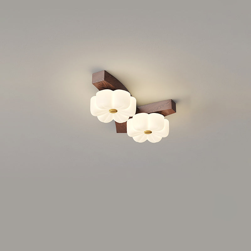 Contemporary Nordic Rubber Wood PE Flower Branch LED Semi-Flush Mount Ceiling Light

Illuminate your hallway with this stylish semi-flush mount ceiling light. Featuring a contemporary Nordic design, it seamlessly blends rubber wood and PE material for a u
