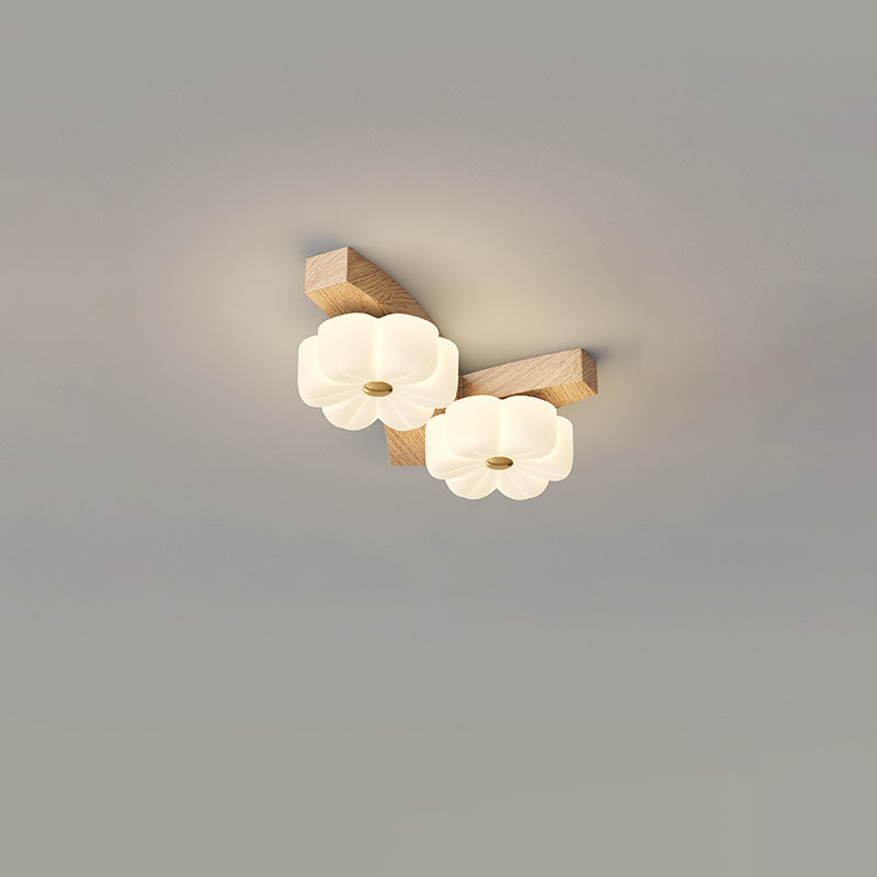 Contemporary Nordic Rubber Wood PE Flower Branch LED Semi-Flush Mount Ceiling Light

Illuminate your hallway with this stylish semi-flush mount ceiling light. Featuring a contemporary Nordic design, it seamlessly blends rubber wood and PE material for a u