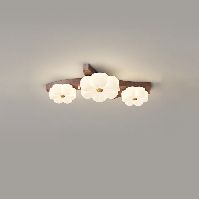 Contemporary Nordic Rubber Wood PE Flower Branch LED Semi-Flush Mount Ceiling Light

Illuminate your hallway with this stylish semi-flush mount ceiling light. Featuring a contemporary Nordic design, it seamlessly blends rubber wood and PE material for a u