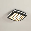 Modern Waterproof Aluminum Acrylic LED Outdoor Ceiling Light - Square Flush Mount for Patio