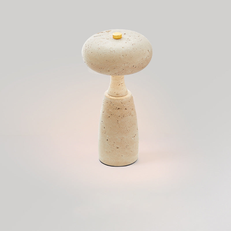 Traditional Japanese Rechargeable Marble Pattern Acrylic Column LED Table Lamp for Bedside, Asian Style Night Light, Portable Mood Lighting, Modern Decorative Lamp for Bedroom, Soft Ambient Light for Reading, USB Rechargeable Lounge Illuminator, Unique Ho