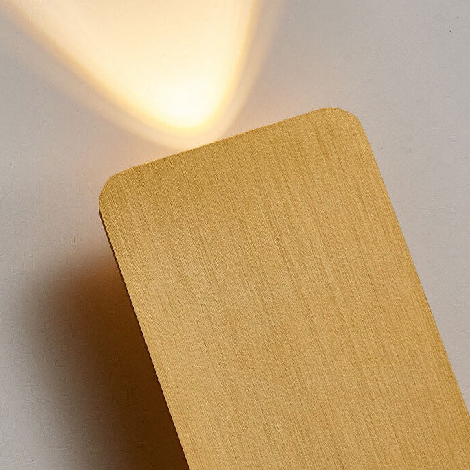 Nordic Minimalist Aluminum LED Wall Sconce - 2-Light Rectangular Flat Panel