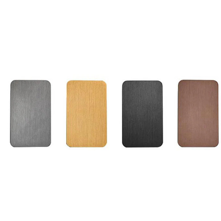 Nordic Minimalist Aluminum 2-Light LED Wall Sconce - Rectangular Flat Panel Lamp