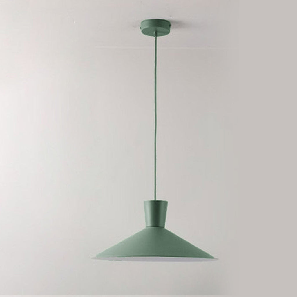 Nordic Minimalist Macaron 1-Light Pendant Light – Modern Solid Color Design