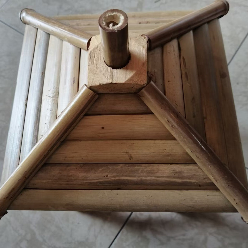 Japanese Rustic Vintage Bamboo Weaving Pendant Light 1-Light Fixture