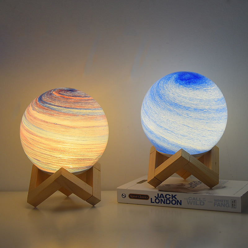 Nordic LED Night Light Table Lamp - Creative Decorative Lighting for Bedroom, Living Room, and Kids Room