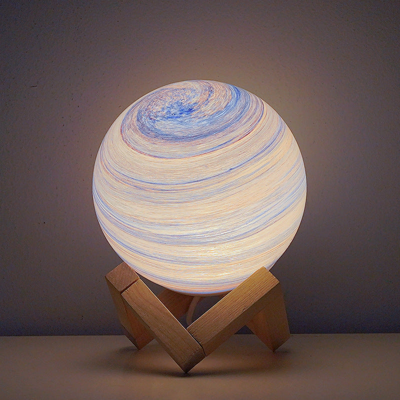 Nordic LED Night Light Table Lamp - Creative Decorative Lighting for Bedroom, Living Room, and Kids Room