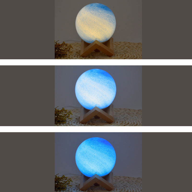 Nordic LED Night Light Table Lamp - Creative Decorative Lighting for Bedroom, Living Room, and Kids Room