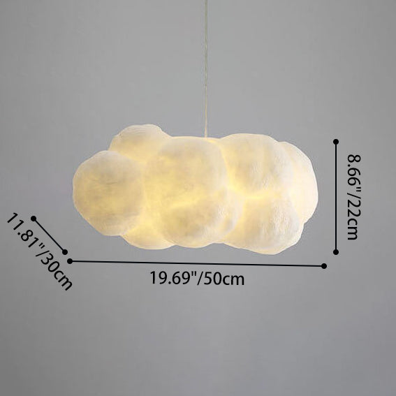 Floating Cloud 1-Light LED Pendant Light – Modern Indoor Lighting Fixture for Home, Kitchen, and Dining Room