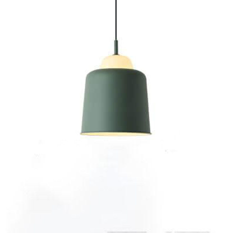 Nordic Macaron Aluminum 1-Light Dome Pendant Light