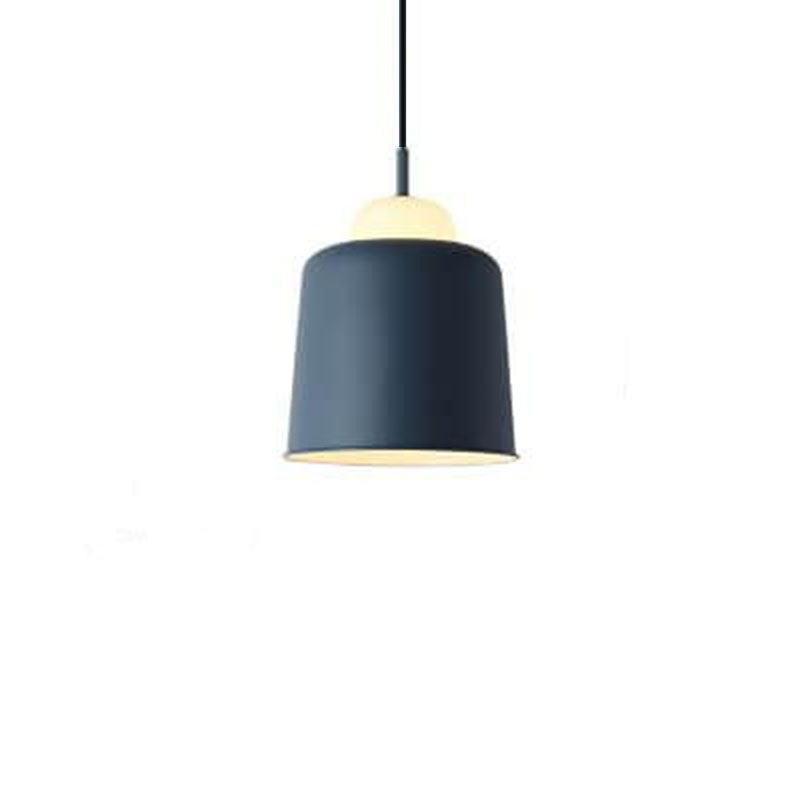 Nordic Macaron Aluminum 1-Light Dome Pendant Light