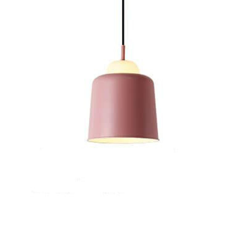 Nordic Macaron Aluminum 1-Light Dome Pendant Light
