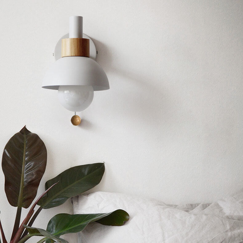 Nordic Macaron Globe 1-Light Wall Sconce Lamp – Modern Lighting, Home Décor, Elegant Design, LED Compatible, Indoor Wall Fixture, Stylish Accent Lamp