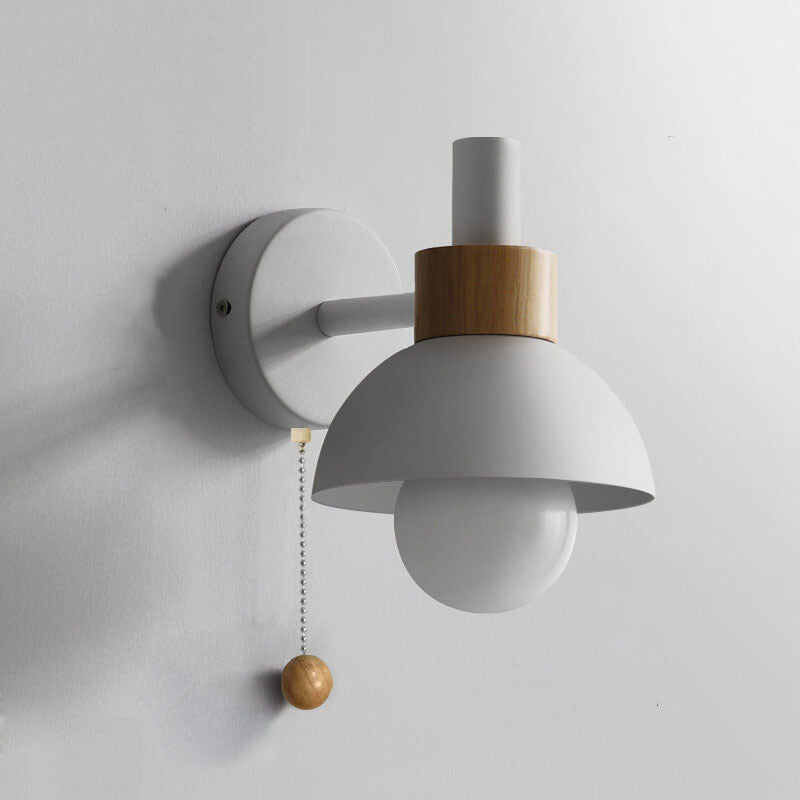 Nordic Macaron Globe 1-Light Wall Sconce Lamp – Modern Lighting, Home Décor, Elegant Design, LED Compatible, Indoor Wall Fixture, Stylish Accent Lamp