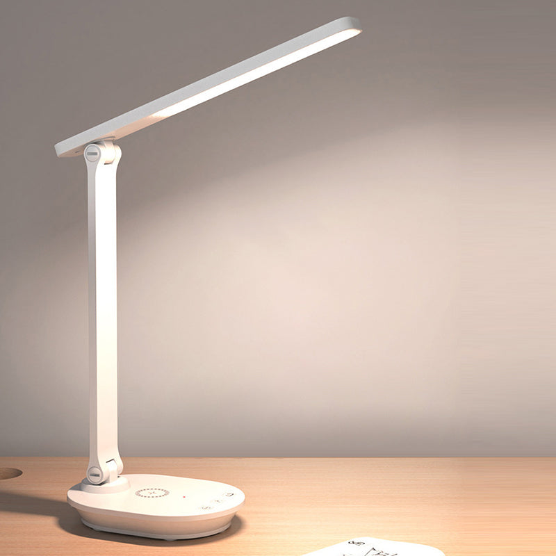 Modern Double Folding Eye Care Wireless Rechargeable LED Desk Lamp - Touch Control, Adjustable Brightness, USB Charging, Energy Efficient, Eye Protection, Portable Design for Home Office, Study, Reading, Nightstand, Desk Lighting Solutions