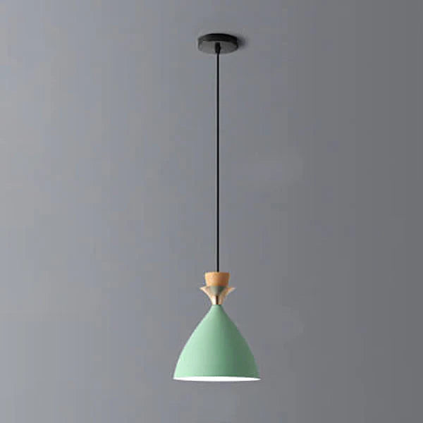Nordic Macaron Iron Cone Chandelier - 1/3 Light Pendant Light