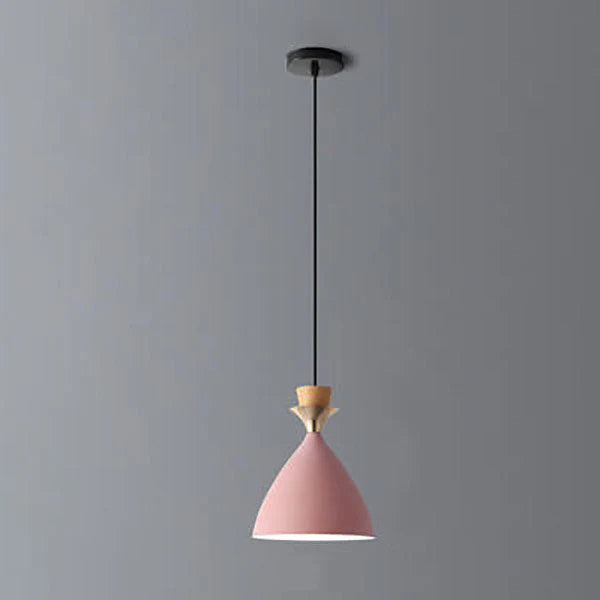Nordic Macaron Iron Cone Chandelier - 1/3 Light Pendant Light