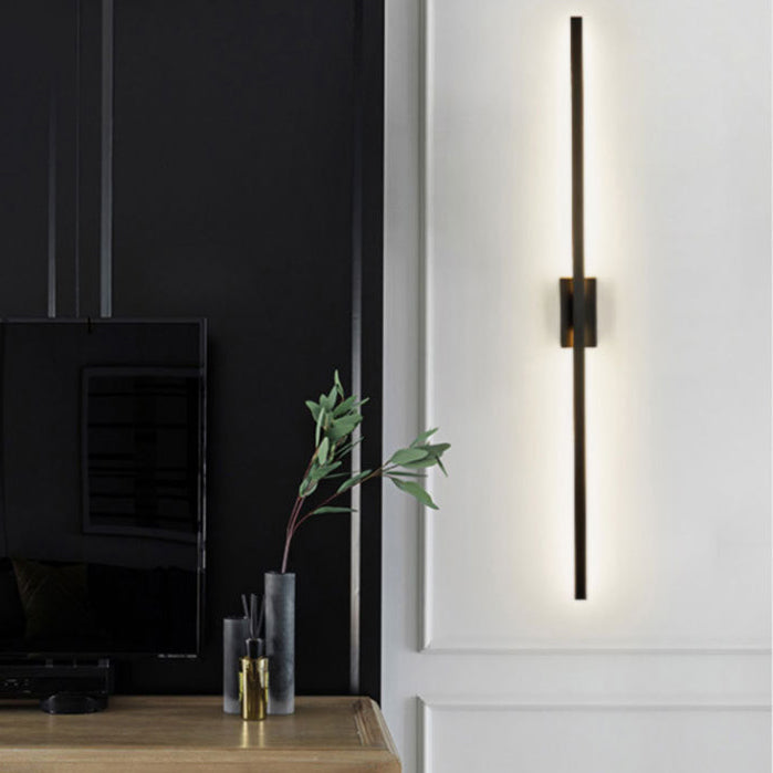 Modern Minimalist LED Vanity Light Wall Sconce - Aluminum Iron Square Design for Living Room