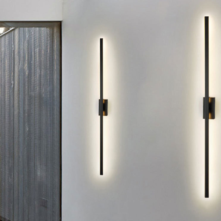 Modern Minimalist LED Vanity Light Wall Sconce - Aluminum Iron Square Design for Living Room