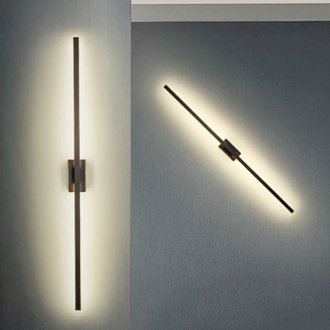 Modern Minimalist LED Vanity Light Wall Sconce - Aluminum Iron Square Design for Living Room