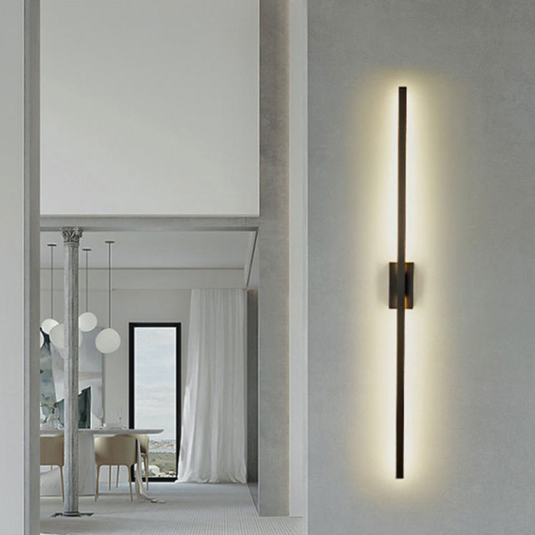 Modern Minimalist LED Vanity Light Wall Sconce - Aluminum Iron Square Design for Living Room