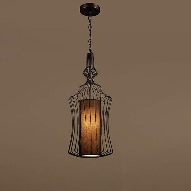 Industrial Retro Metal Birdcage Lantern Light Pendant