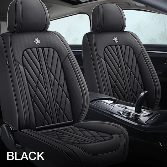 2 Pack-Black Classic Car Seat Covers - Durable, Stylish
