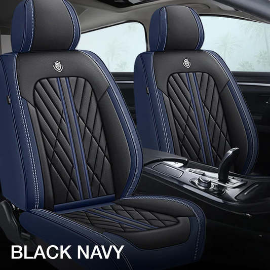 2 Pack-Black & Navy Car Seat Covers – Durable, Stylish, Universal Fit
