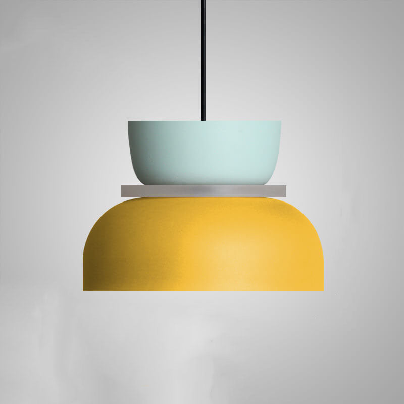 Nordic Colorful LED Pendant Light - Modern Macaron Design, Bright Adjustable Lighting for Home & Kitchen Decor