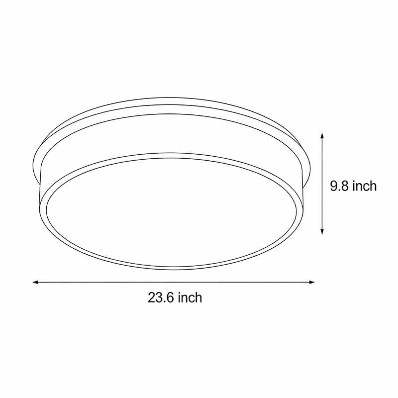 Round Crystal Flush Mount Light - Luxury Modern Ceiling Fixture