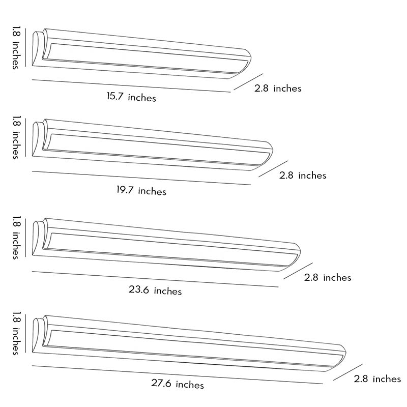 Rotatable LED Linear Vanity Light Bars Eye-Friendly Dimmable Fixtures | Modern Bathroom Lighting | Energy-Efficient Save on Electricity | Adjustable Brightness | Stylish Home Decor | Easy Installation Lights for Makeup and Grooming