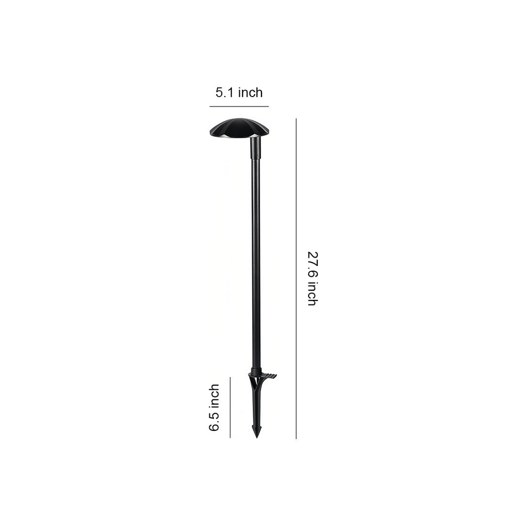 LED Outdoor Stake Lights - Stylish Waterproof Ground Lamps for Minimalist Gardens